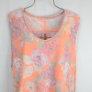 Free People M Pink Rose Tank